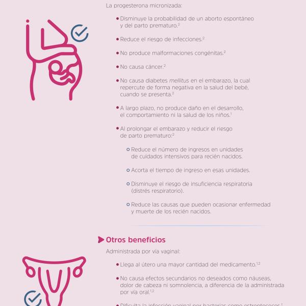 ¿Es segura la progesterona micronizada para el bebé?